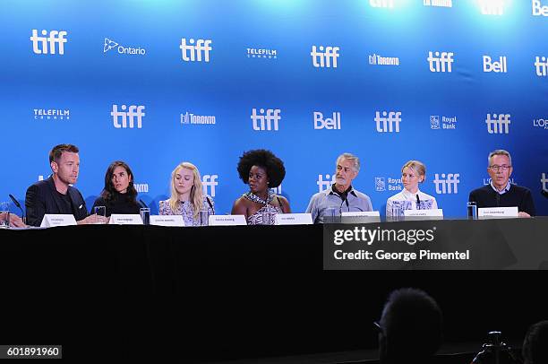 Actor/director Ewan McGregor, actors Jennifer Connelly, Dakota Fanning, Uzo Aduba, David Strathairn, Valorie Curry and producer Tom Rosenberg speak...