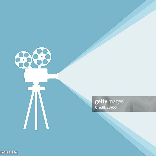 - filmprojektor - stativ stock-grafiken, -clipart, -cartoons und -symbole