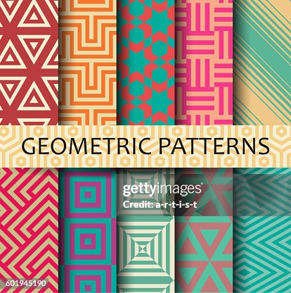 Geometric seamless pattern Geometric seamless pattern