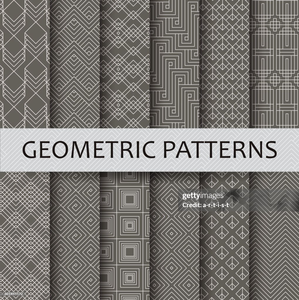 Geometric seamless pattern