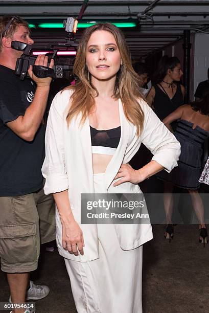 Sophia Bush attends Baja East Front Row during New York Fashion Week at 25 Beekman on September 9, 2016 in New York City.