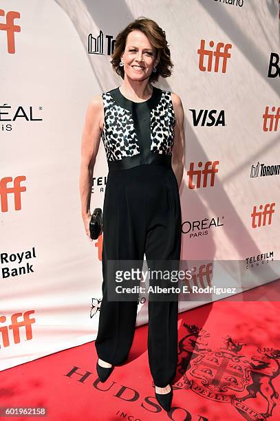 Actress Sigourney Weaver attends the "A Monster Calls" premiere during the 2016 Toronto International Film Festival at Roy Thomson Hall on September...