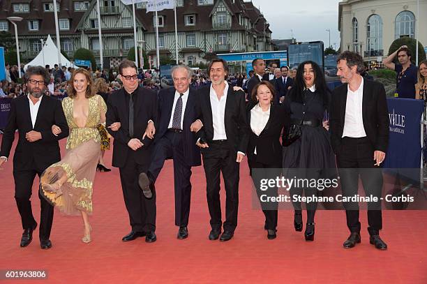 Members of the Jury, Radu Mihaileanu, Ana Girardot, Douglas Kennedy, Frederic Mitterrand, Emmanuel Mouret, Francoise Arnoul, Marjane Satrapi and Eric...