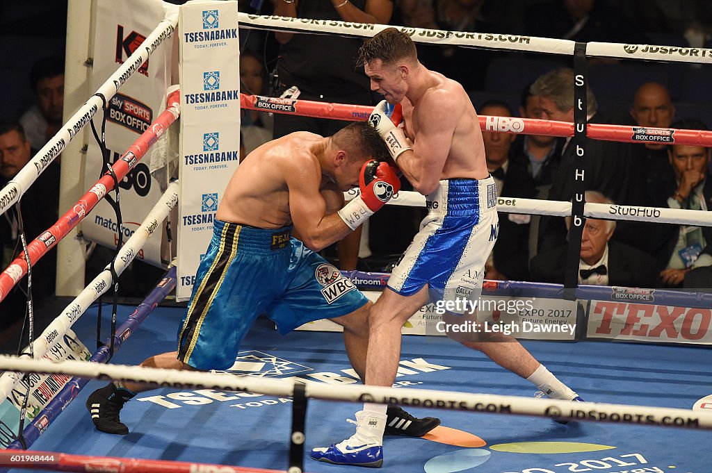 London O2 Boxing Callum Smith of Great Britain in boxing action with Norbert... News ...