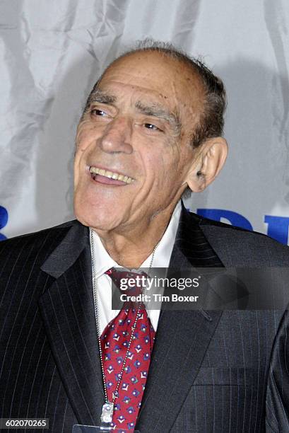 Abe Vigoda attends the Friars roast of Matt Lauer at the New York Hilton in New York, NY on October 24, 2008. Lauer is host of NBC's Today Show.