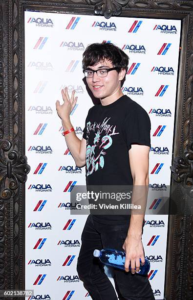 Brandon Wardell attends a private event at Hyde Staples Center hosted by AQUAhydrate for the Drake and Future concert on September 7, 2016 in Los...