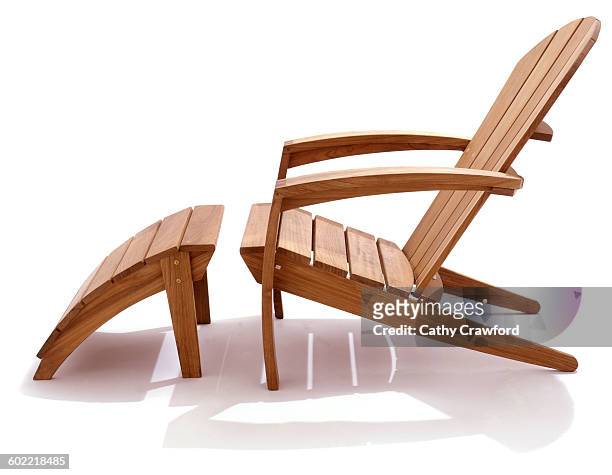 adirondack chair - adirondack chair white background stock pictures, royalty-free photos & images