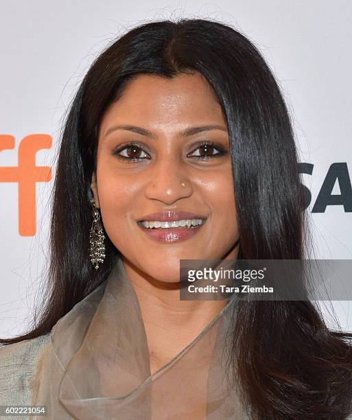 Director/actress Konkona Sen Sharma attends the premiere of "A Death In The Gunj" at the Toronto International Film Festival at The Elgin on...