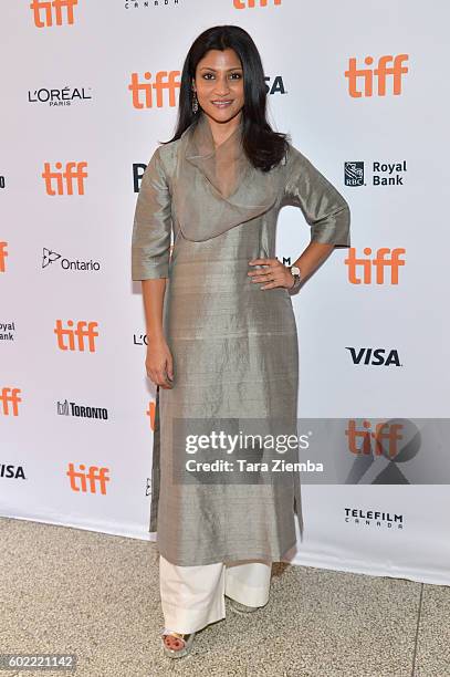 Director/actress Konkona Sen Sharma attends the premiere of "A Death In The Gunj" at The Elgin on September 10, 2016 in Toronto, Canada.