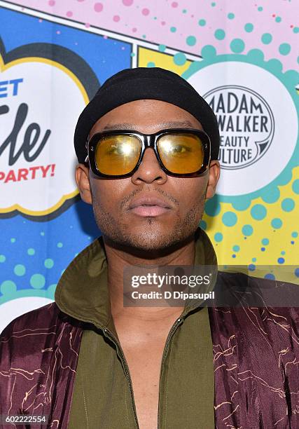 Stylist Law Roach attends the 2016 Essence Street Style Block Party at DUMBO on September 10, 2016 in Brooklyn Borough of New York City.