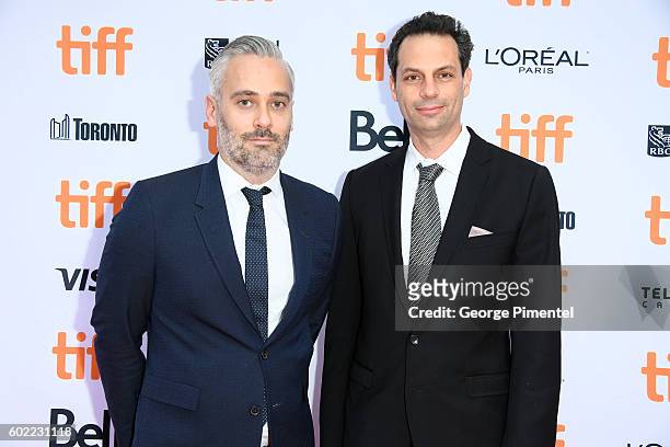 Producers Iain Canning and Emile Sherman attend the "Lion" premiere during the 2016 Toronto International Film Festival at Princess of Wales Theatre...