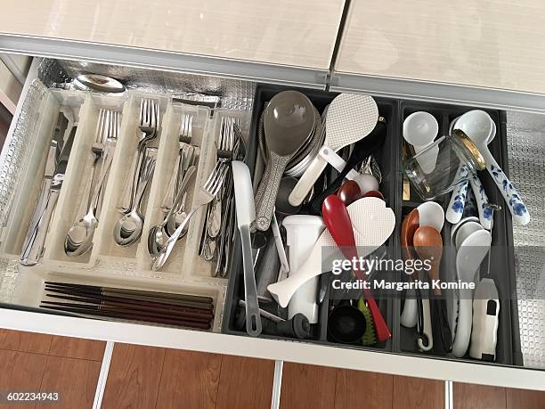 Messy Kitchen Draw Messy Kitchen Drawer Photos and Premium High Res Pictures - Getty Images