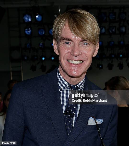 Ken Downing attends Dion Lee Front Row September 2016 during New York Fashion Week at Pier 59 Studios on September 10, 2016 in New York City.