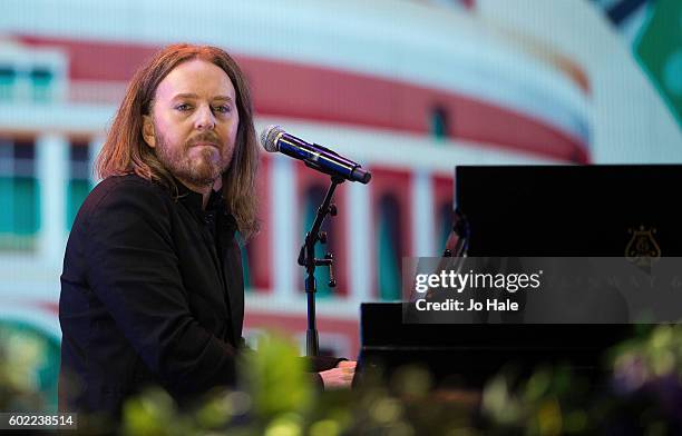 Tim Minchin and The Cast of Matilda perform on stage at the BBC Proms in the Park at Hyde Park on September 10, 2016 in London, England.