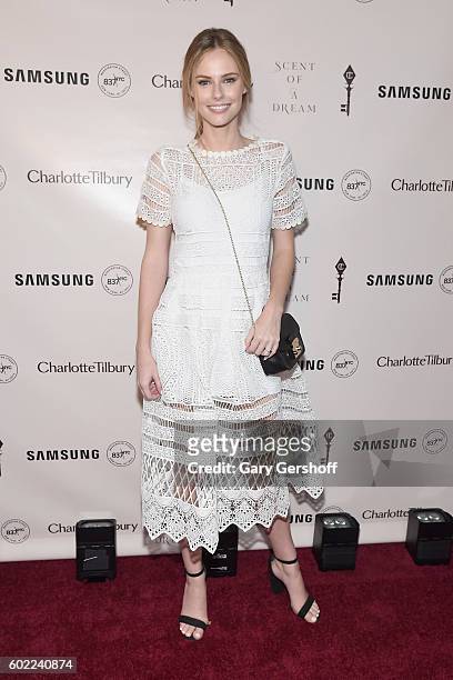 Model Alyssa Campanella attends Charlotte Tilbury x Samsung at 837 Washington on September 10, 2016 in New York City.