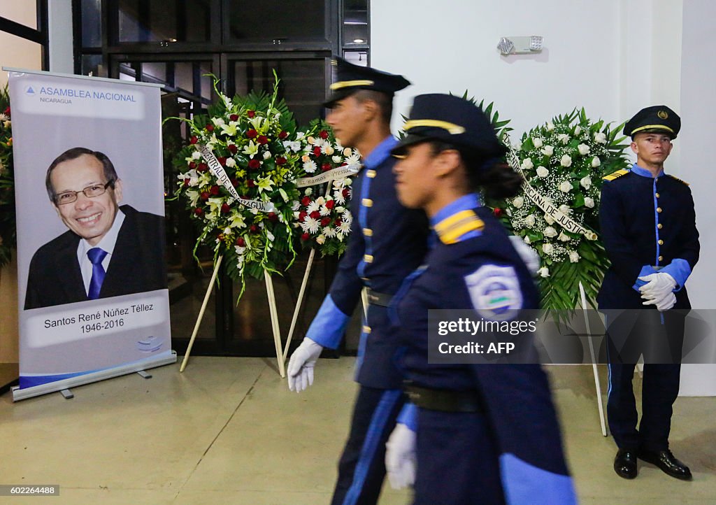 NICARAGUA-POLITICS-NUNEZ-DEATH-ASSEMBLY