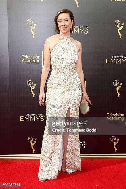 Molly Parker attends the 2016 Creative Arts Emmy Awards held at Microsoft Theater on September 10, 2016 in Los Angeles, California.