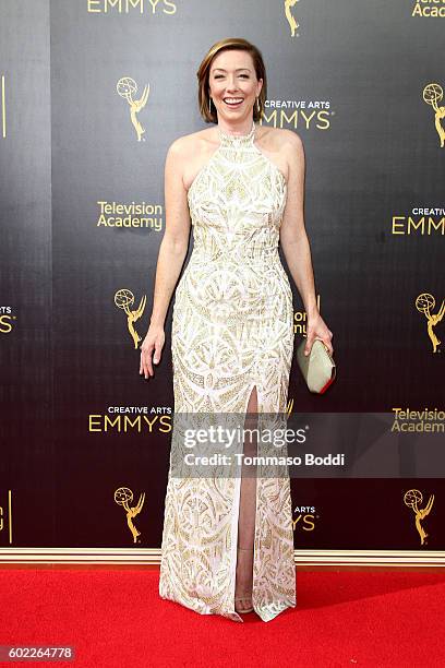 Molly Parker attends the 2016 Creative Arts Emmy Awards held at Microsoft Theater on September 10, 2016 in Los Angeles, California.
