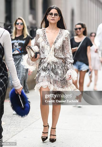 Guest is seen outside the Jonathan Simkhai show during New York Fashion Week Spring 2017 on September 10, 2016 in New York City.