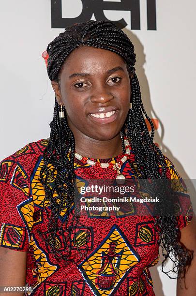 Phiona Mutesi attends the 'Queen of Katwe' premiere during the 2016 Toronto International Film Festival at the Roy Thomson Hall on September 10, 2016...