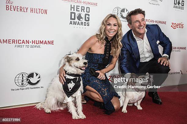 Robert Herjavec and Kym Herjavec arrive to the 6th Annual Hero Dog Awards 2016at The Beverly Hilton Hotel on September 10, 2016 in Beverly Hills,...