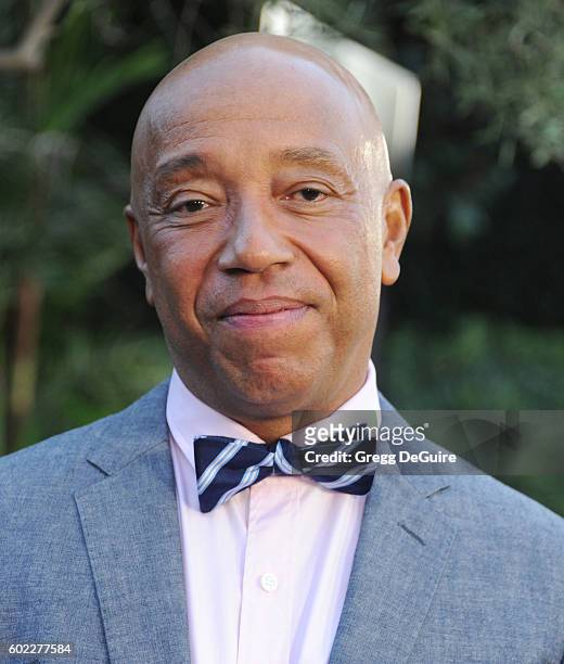 Russell Simmons arrives at Mercy For Animals Hidden Heroes Gala 2016 at Vibiana on September 10, 2016 in Los Angeles, California.