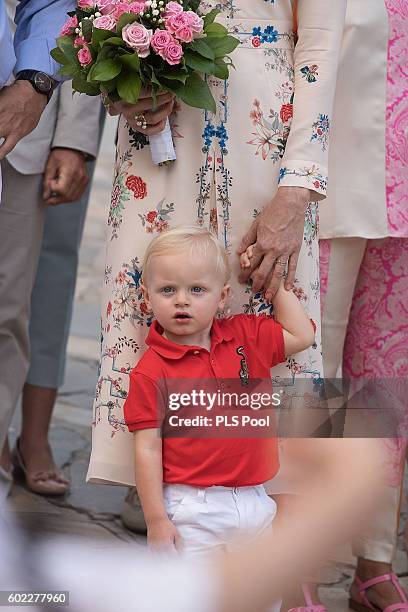 Prince Jacques of Monaco attends the annual traditional "Pique Nique Monagasque" on September 10, 2016 in Monaco, Monaco.