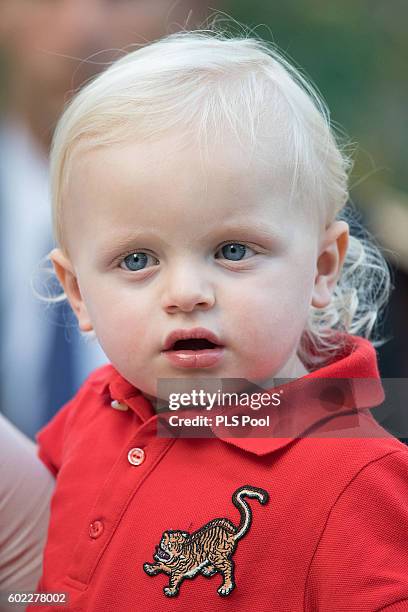 Prince Jacques of Monaco attends the annual traditional "Pique Nique Monagasque" on September 10, 2016 in Monaco, Monaco.