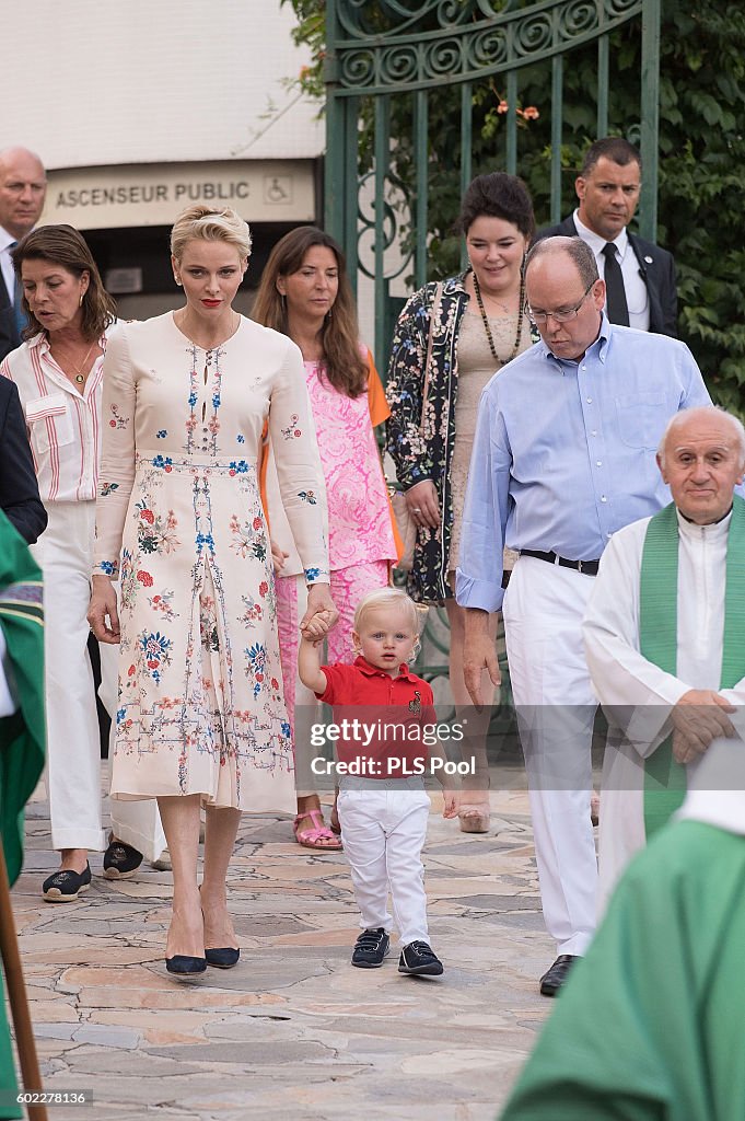 Prince Albert II And Princess Charlene Of Monaco Attend Traditional'Pique Nique Monegasque'