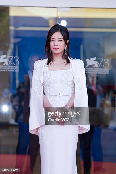 Jury member Zhao Wei attends the closing ceremony of the 73rd Venice Film Festival at Sala Grande on September 10, 2016 in Venice, Italy.
