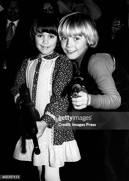 Ricky Schroder and Sara Stimson circa 1980 in New York City.