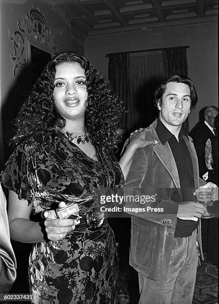 Robert De Niro and girlfriend Diahnne Abbott circa 1977 in New York City.