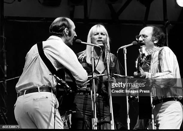 Peter, Paul and Mary Reunion Tour circa 1978 in New York City.