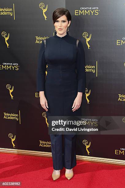 Classical pianist Our Lady J attends the 2016 Creative Arts Emmy Awards Day 1 at the Microsoft Theater on September 10, 2016 in Los Angeles,...