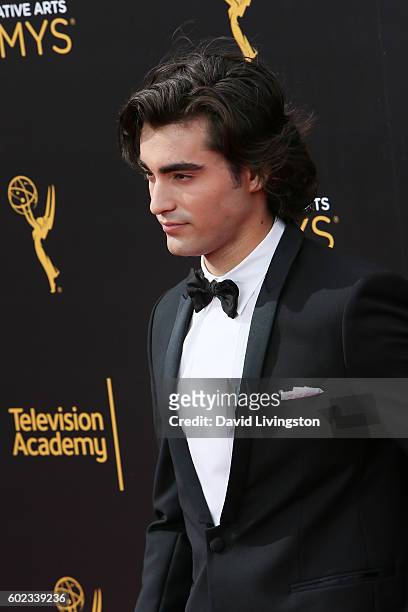 Actor Blake Michael attends the 2016 Creative Arts Emmy Awards Day 1 at the Microsoft Theater on September 10, 2016 in Los Angeles, California.