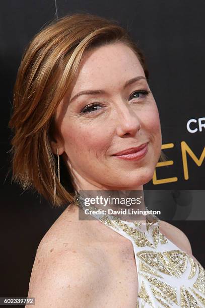 Actress Molly Parker attends the 2016 Creative Arts Emmy Awards Day 1 at the Microsoft Theater on September 10, 2016 in Los Angeles, California.