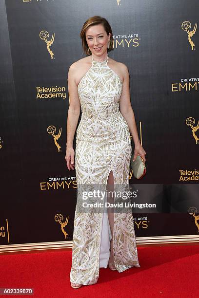 Actress Molly Parker attends the 2016 Creative Arts Emmy Awards Day 1 at the Microsoft Theater on September 10, 2016 in Los Angeles, California.