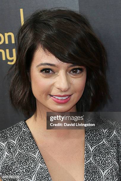 Actress Kate Micucci attends the 2016 Creative Arts Emmy Awards Day 1 at the Microsoft Theater on September 10, 2016 in Los Angeles, California.