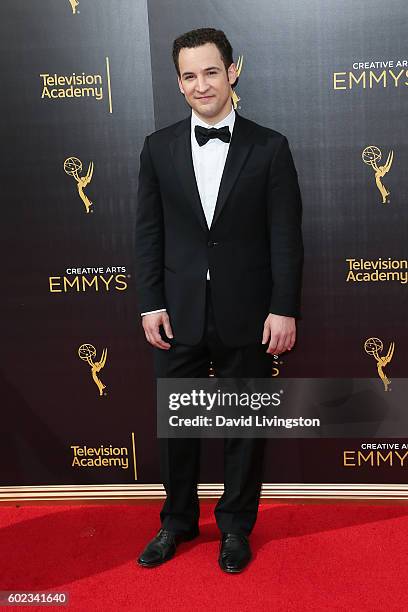 Actor Ben Savage attends the 2016 Creative Arts Emmy Awards Day 1 at the Microsoft Theater on September 10, 2016 in Los Angeles, California.