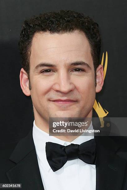 Actor Ben Savage attends the 2016 Creative Arts Emmy Awards Day 1 at the Microsoft Theater on September 10, 2016 in Los Angeles, California.