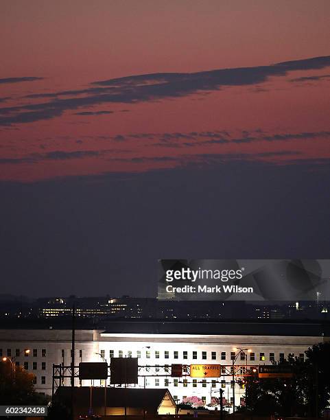General view of the capital on the 15th anniversary on the 9/11 attacks on September 11, 2016 in Washington, DC. Later today U.S. President Barack...