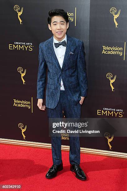 Actor Lance Lim attends the 2016 Creative Arts Emmy Awards Day 1 at the Microsoft Theater on September 10, 2016 in Los Angeles, California.