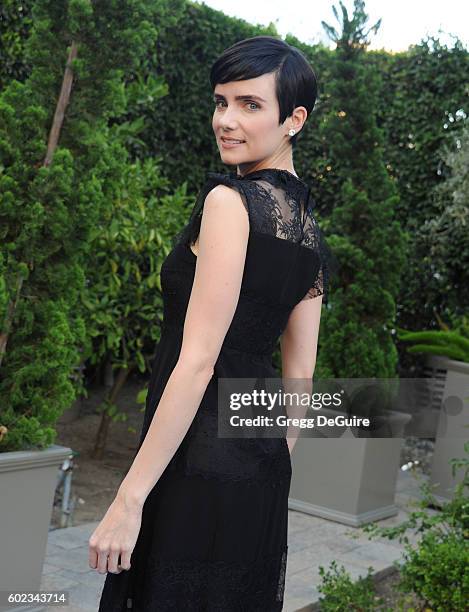 Actress Victoria Summer arrives at Mercy For Animals Hidden Heroes Gala 2016 at Vibiana on September 10, 2016 in Los Angeles, California.