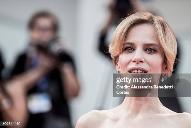 Sonia Bergamasco attends the Closing Ceremony during the 73rd Venice Film Festival at Palazzo del Cinema on September 10, 2016 in Venice, Italy.