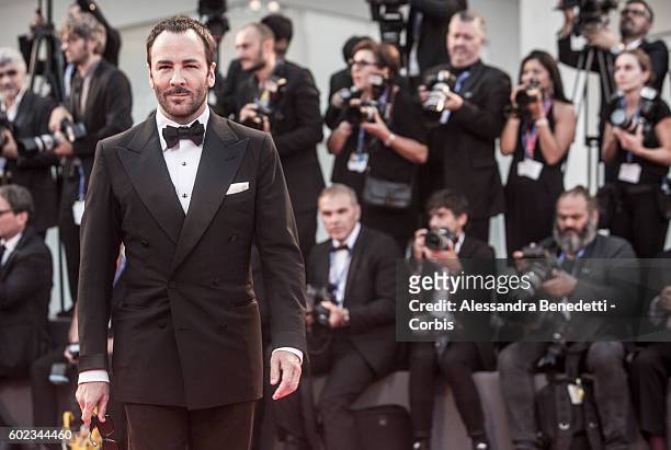 Tom Ford attends the Closing Ceremony during the 73rd Venice Film Festival at Palazzo del Cinema on September 10, 2016 in Venice, Italy.