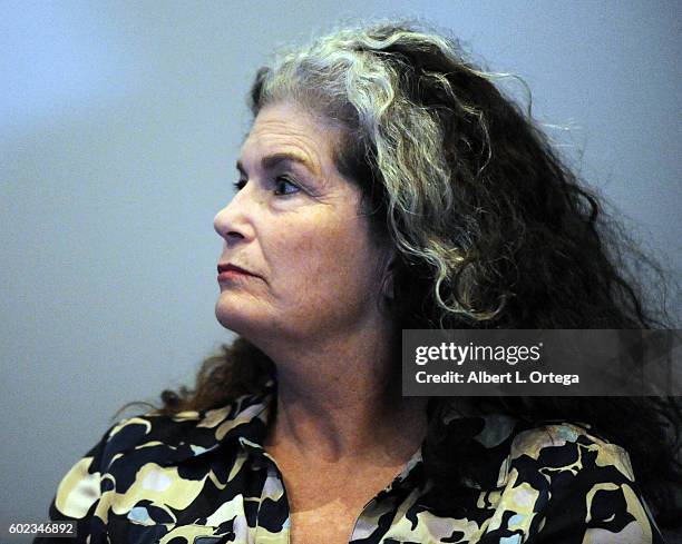 Actress Jenette Goldstein attends the Burbank International Film Festival's Presentation 30th Anniversary Screening Of "Aliens" held at AMC 16 on...