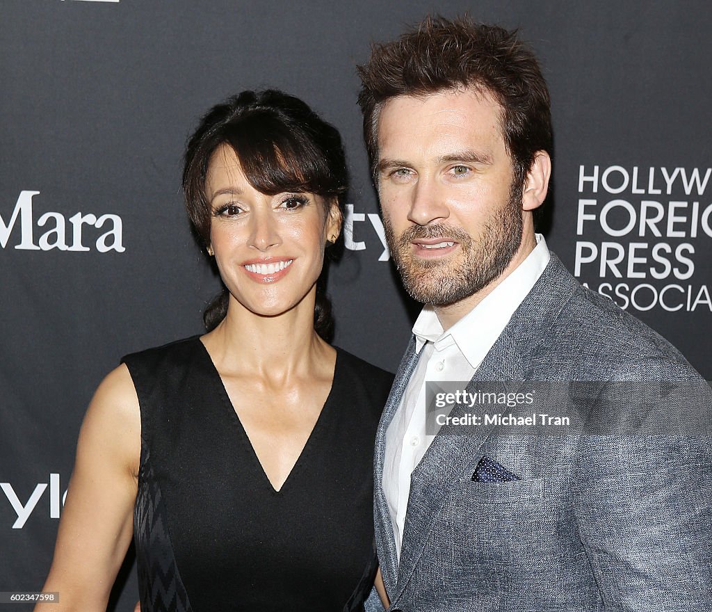 Jennifer Beals and Ken Dixon arrive at the 2016 Toronto International... News Photo Getty Images