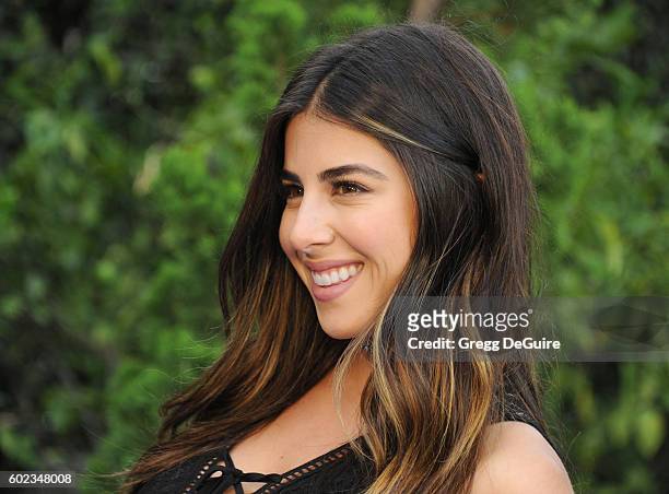 Actress Daniella Monet arrives at Mercy For Animals Hidden Heroes Gala 2016 at Vibiana on September 10, 2016 in Los Angeles, California.