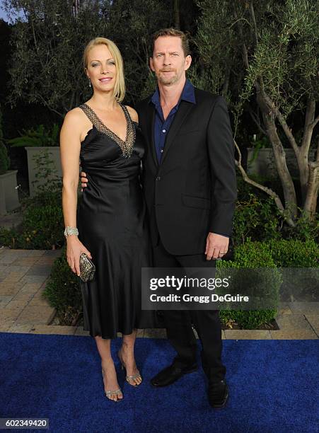 Actress Alison Eastwood and husband Stacy Poitras arrive at Mercy For Animals Hidden Heroes Gala 2016 at Vibiana on September 10, 2016 in Los...