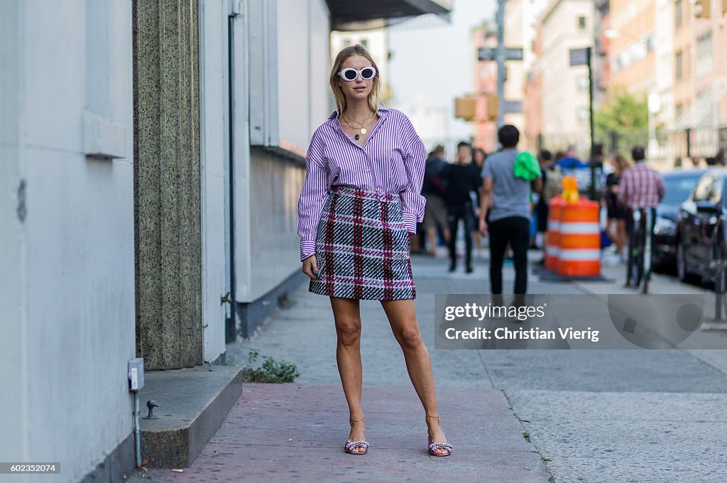 Street Style - September 2016 New York Fashion Week - Day 3